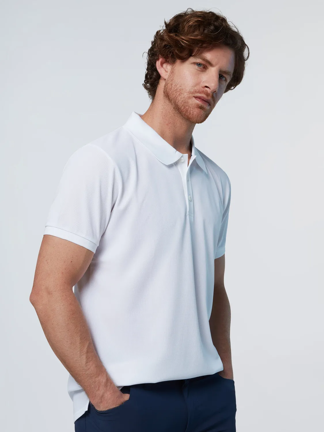 North Sails Fast Dry polo anti-UV rouge feu