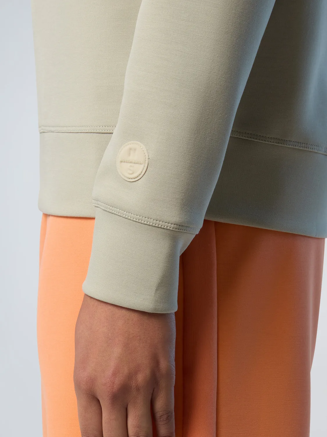 North Sails sweat col rond modal molletonné