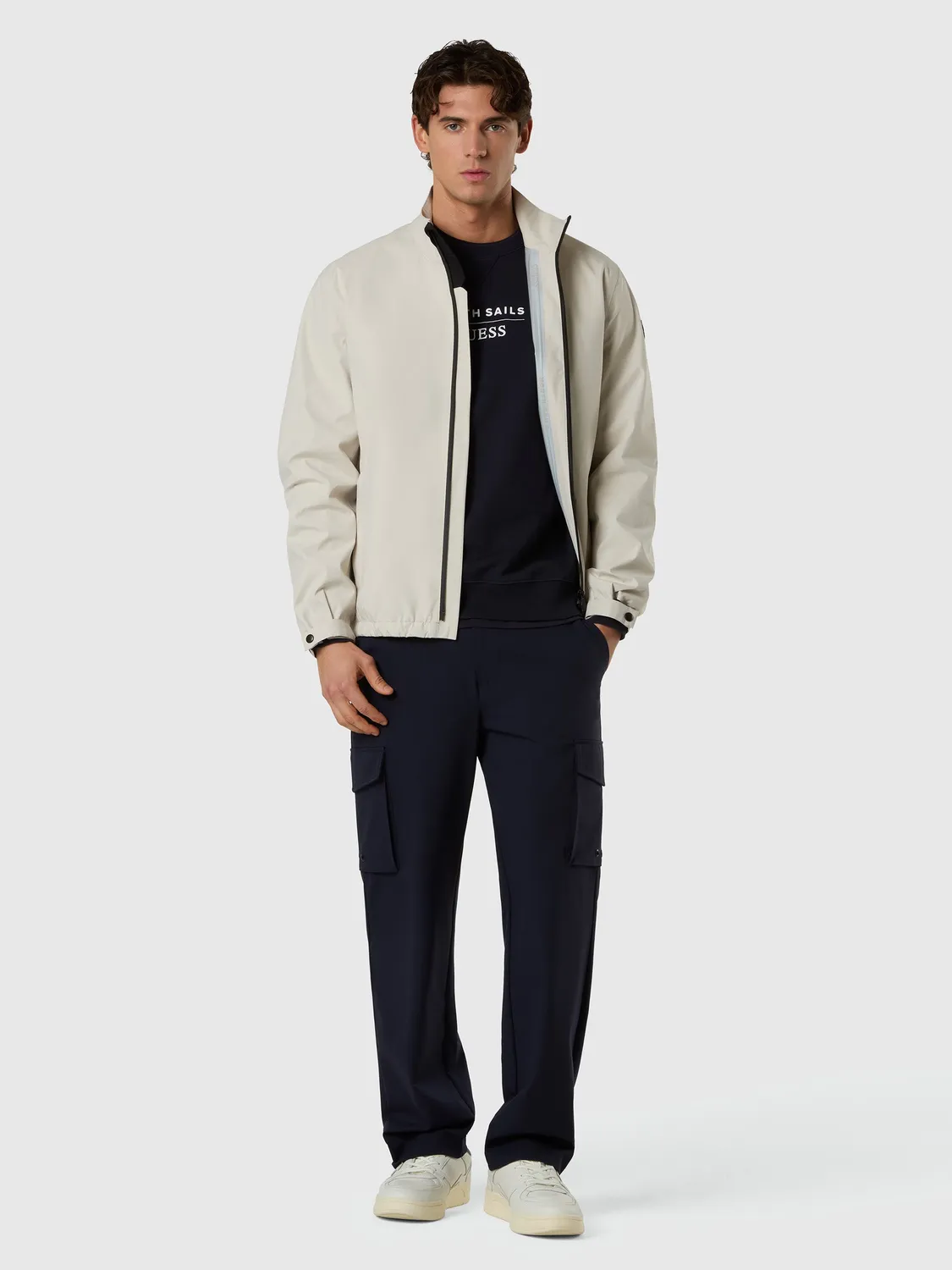 North Sails Guess pantalon cargo bleu marine regular homme