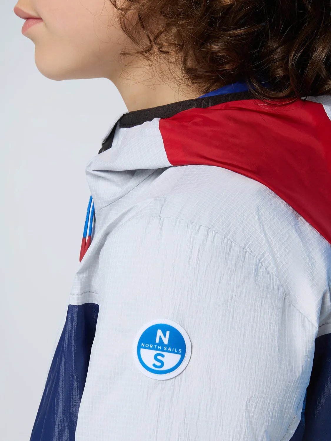 North Sails color-block veste upcyclée poche poitrine