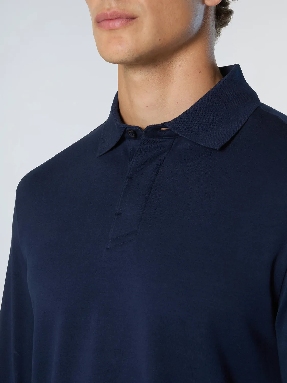 North Sails Interlock polo manches longues coton bio
