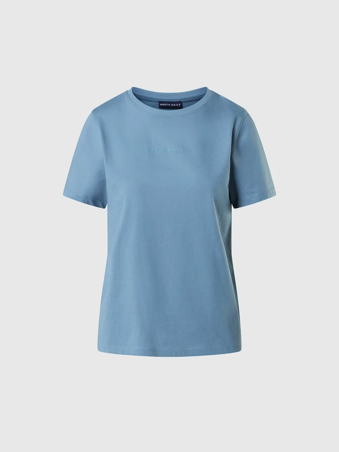 North Sails t-shirt logo ton sur ton Steel blue femme