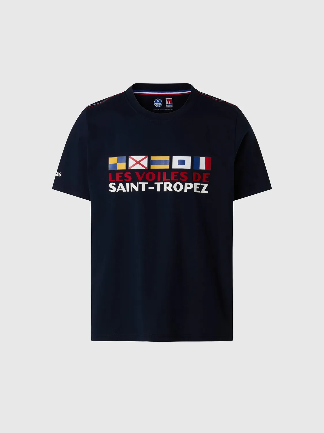 North Sails Saint-Tropez t-shirt homme blanc pavillons