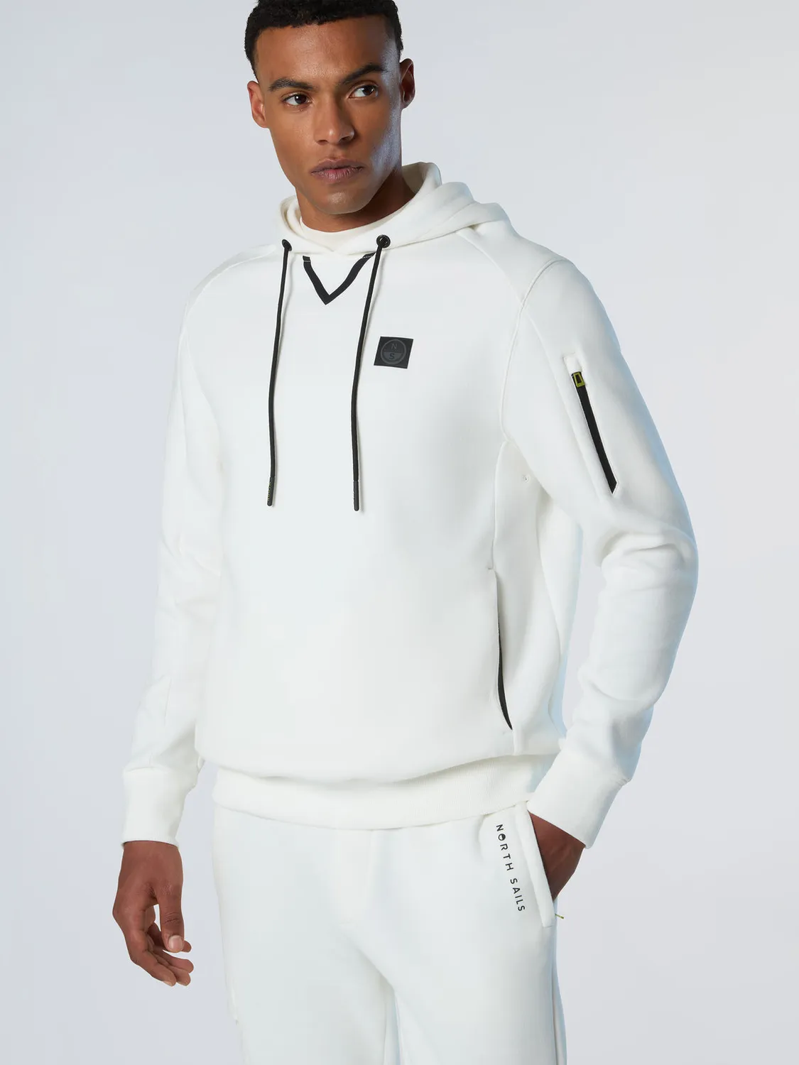 North Sails Scuba hoodie piqué recyclé évacuation sueur