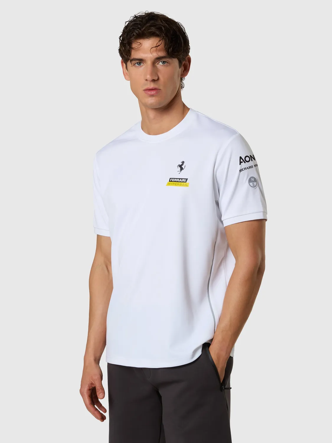 North Sails Ferrari Hypersail t-shirt homme blanc