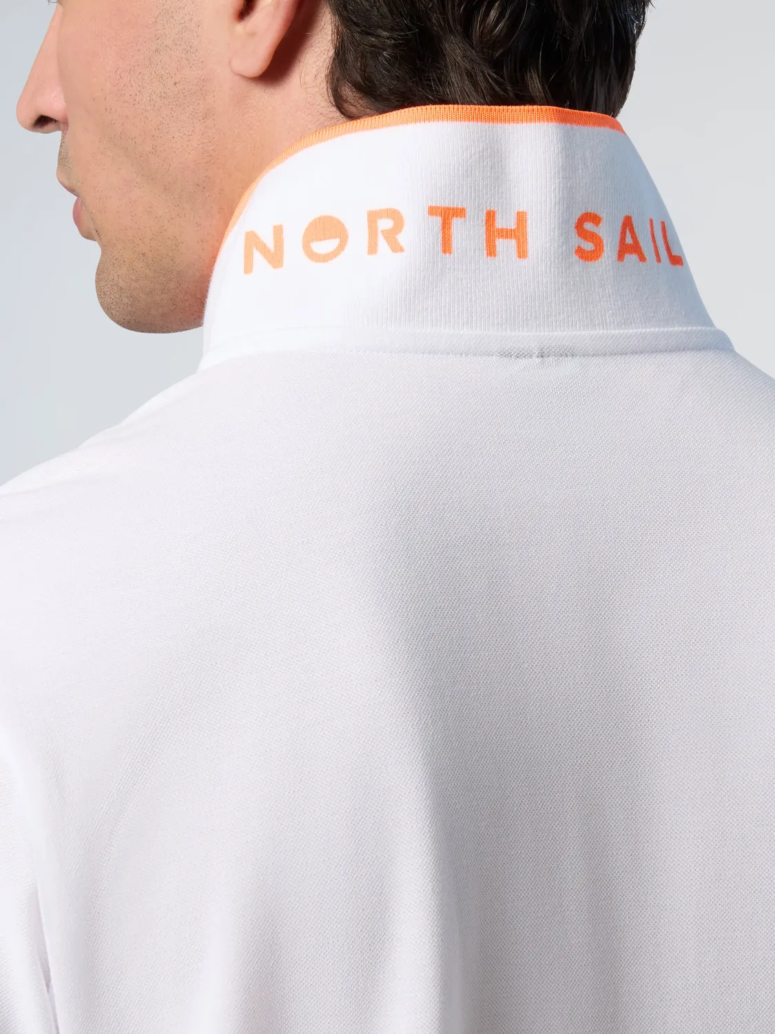 North Sails polo logo neon piqué coton homme