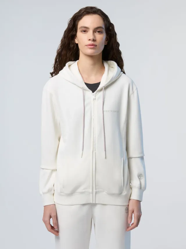 North Sails sweat zippé capuche coton délavé