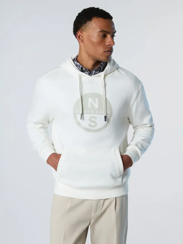 North Sails maxi logo sweat à capuche coton bio