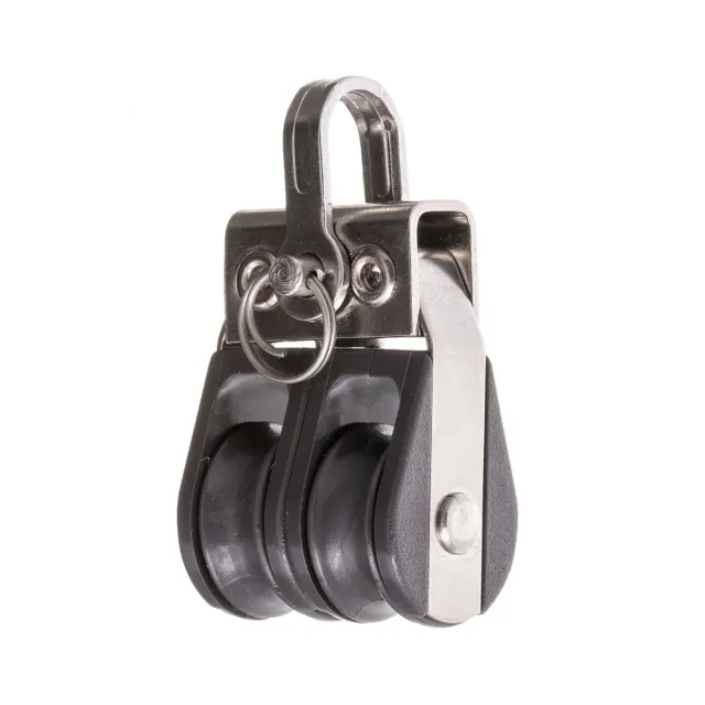 RWO 19 Nova R7111 poulie double 6mm manille fixe