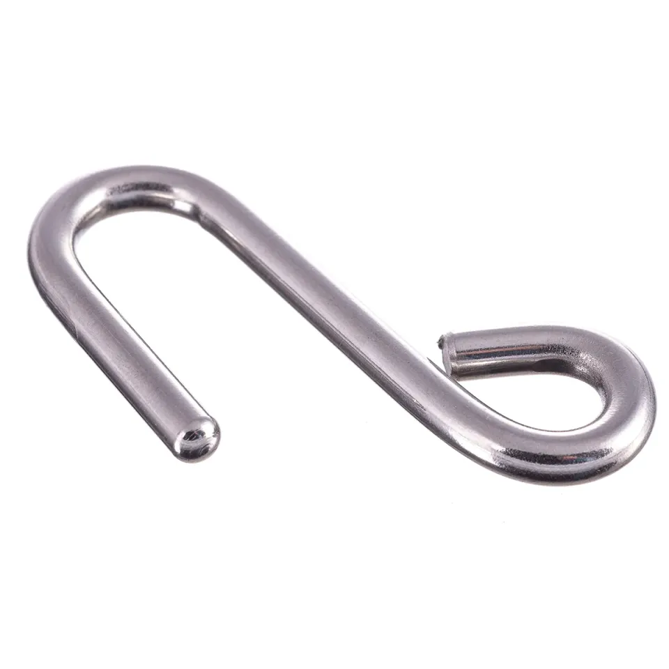 RWO R8440 crochet inox ouvert 6 mm œil 10 mm