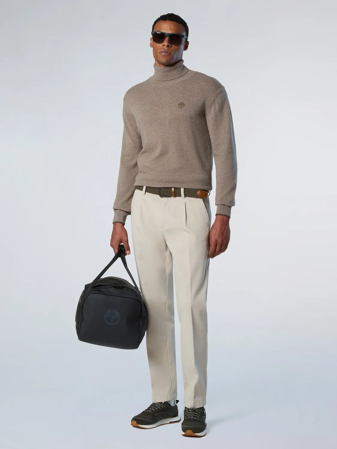 North Sails Turtle-Neck pull col roulé cachemire