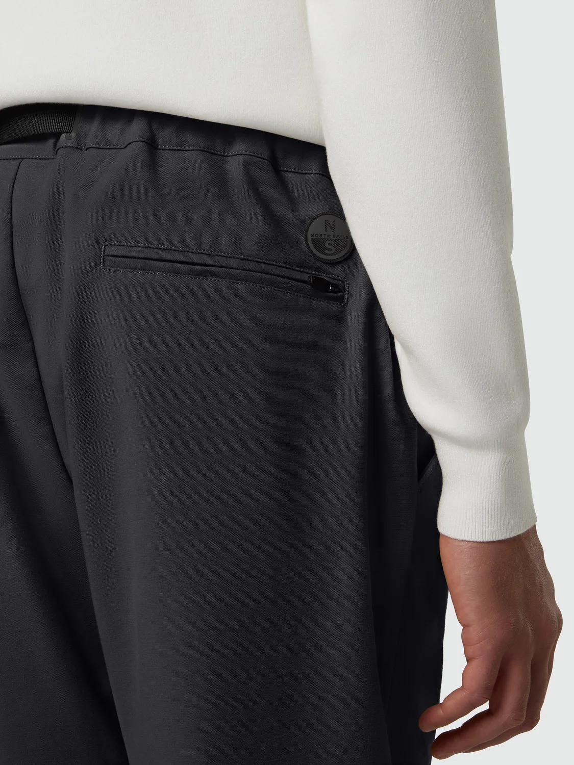 North Sails chino ceinture intégrée homme kaki hiver