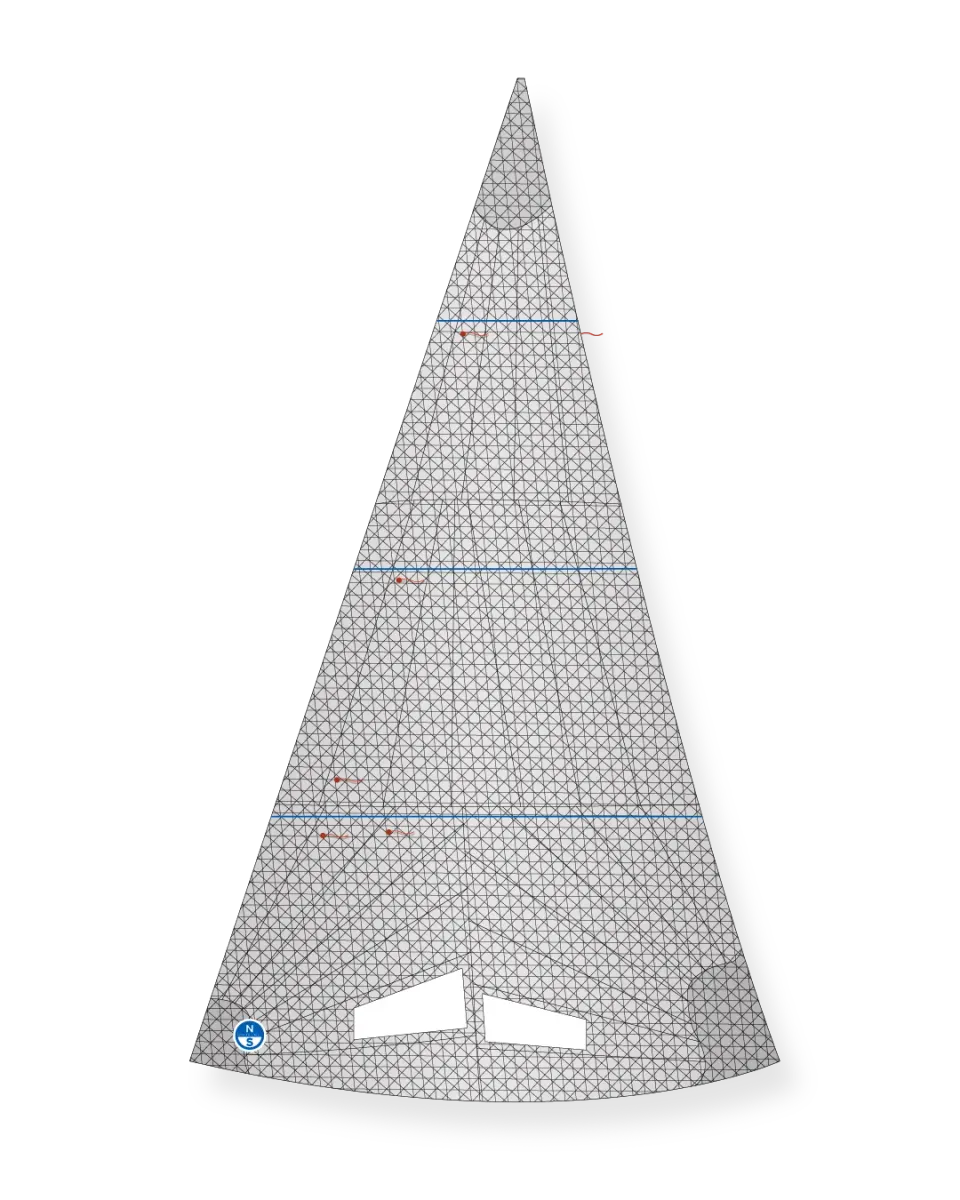 North Sails Requin G-7 génois overlapping aramide
