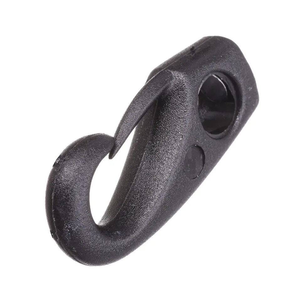 RWO R8405 crochet nylon noir 6 mm lot de 2