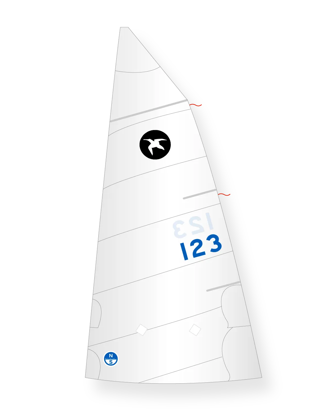 North Sails Puffin Pacer grand-voile entraînement 1 ris