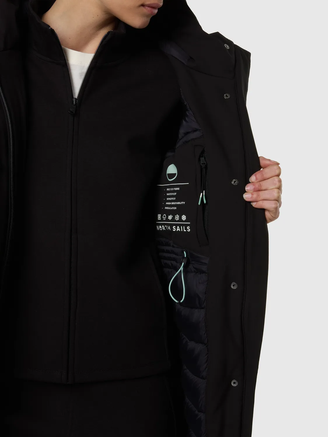 North Sails Haven 2.0 manteau long femme meteorite