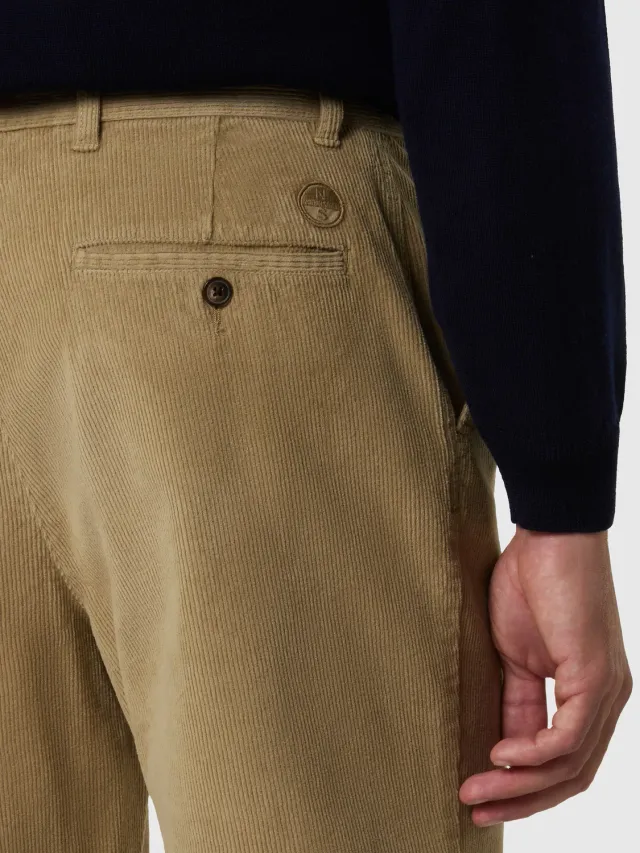 North Sails Freedom pantalon velours côtelé kaki hiver