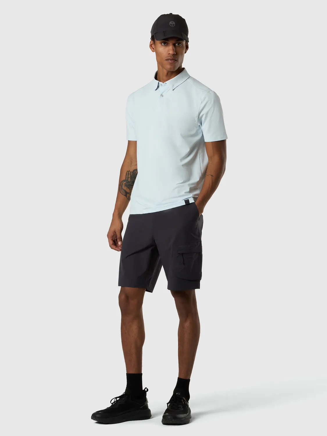 North Sails Stretch polo homme jacquard séchage rapide