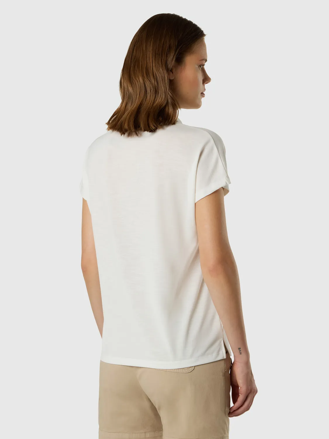 North Sails Slub polo jersey sans boutons