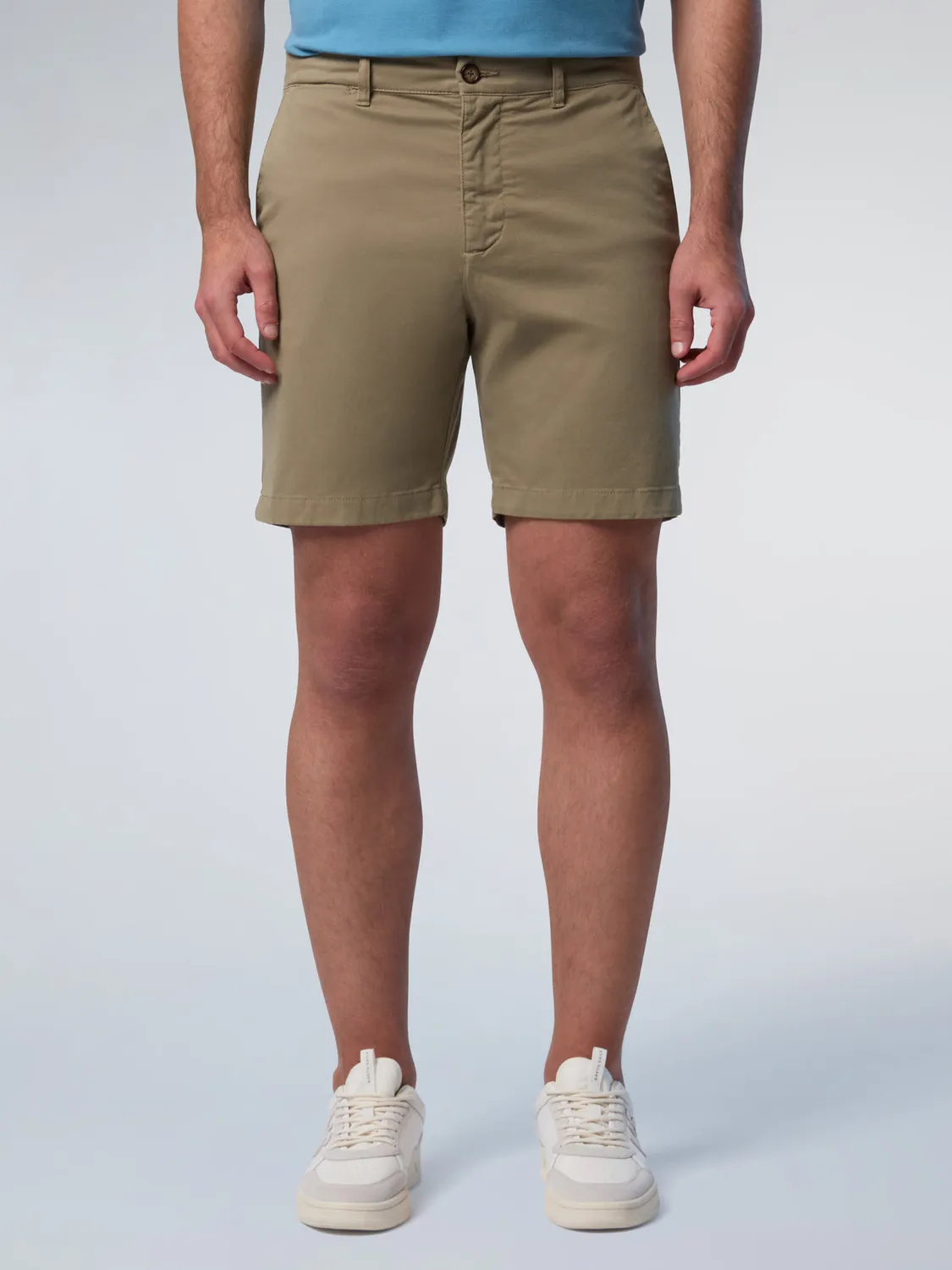 North Sails short chino gabardine stretch logo