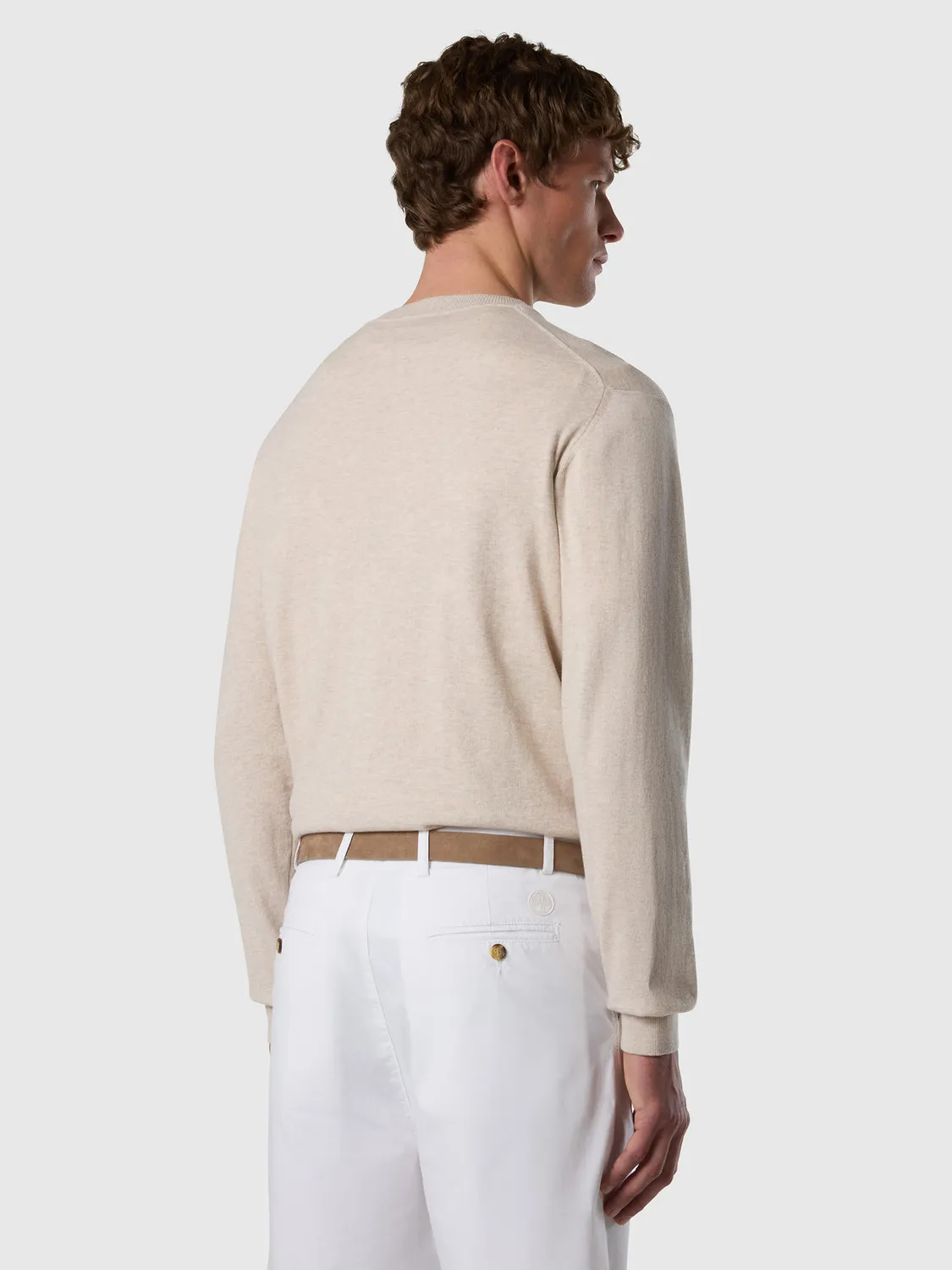 North Sails Light pull col rond coton bio
