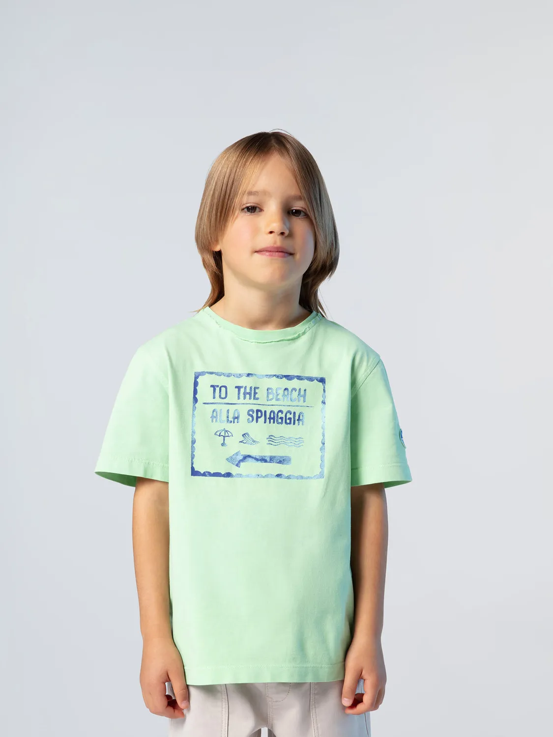 North Sails Beach Print t-shirt enfant coton bio