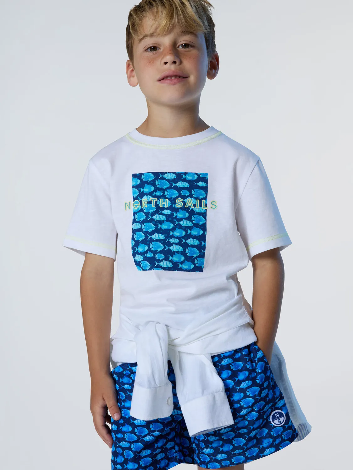North Sails t-shirt enfant jersey bio imprimé graphique