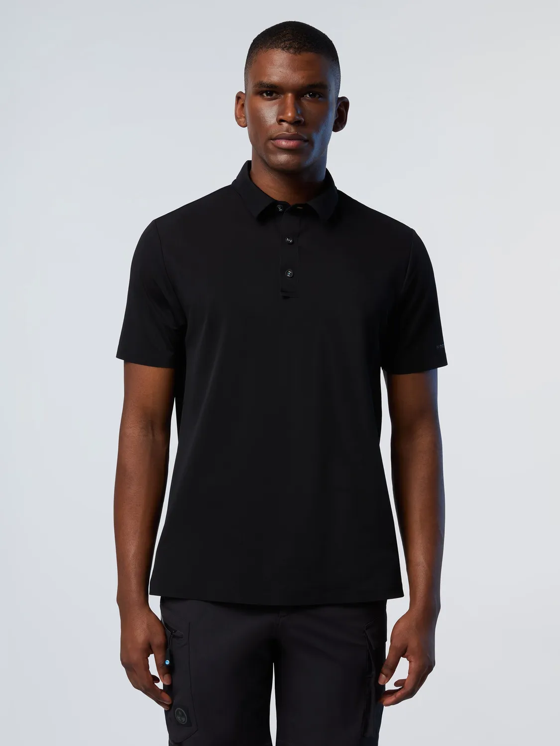 North Sails polo micro-piqué NorthTech noir homme