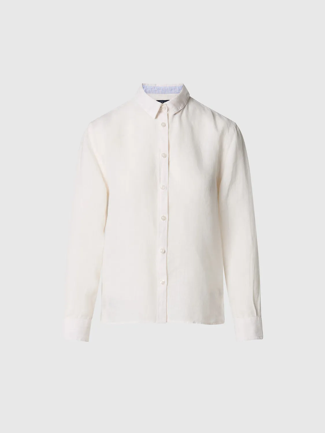 North Sails chemise lin homme logo brodé