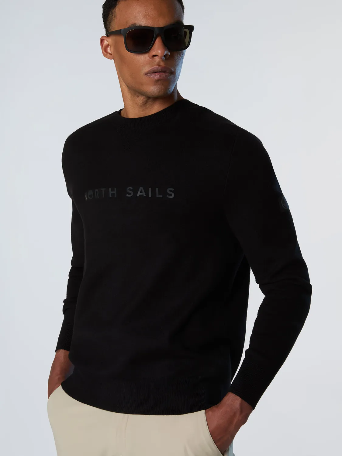 North Sails Pull viscose lettrage 3D maille Milano