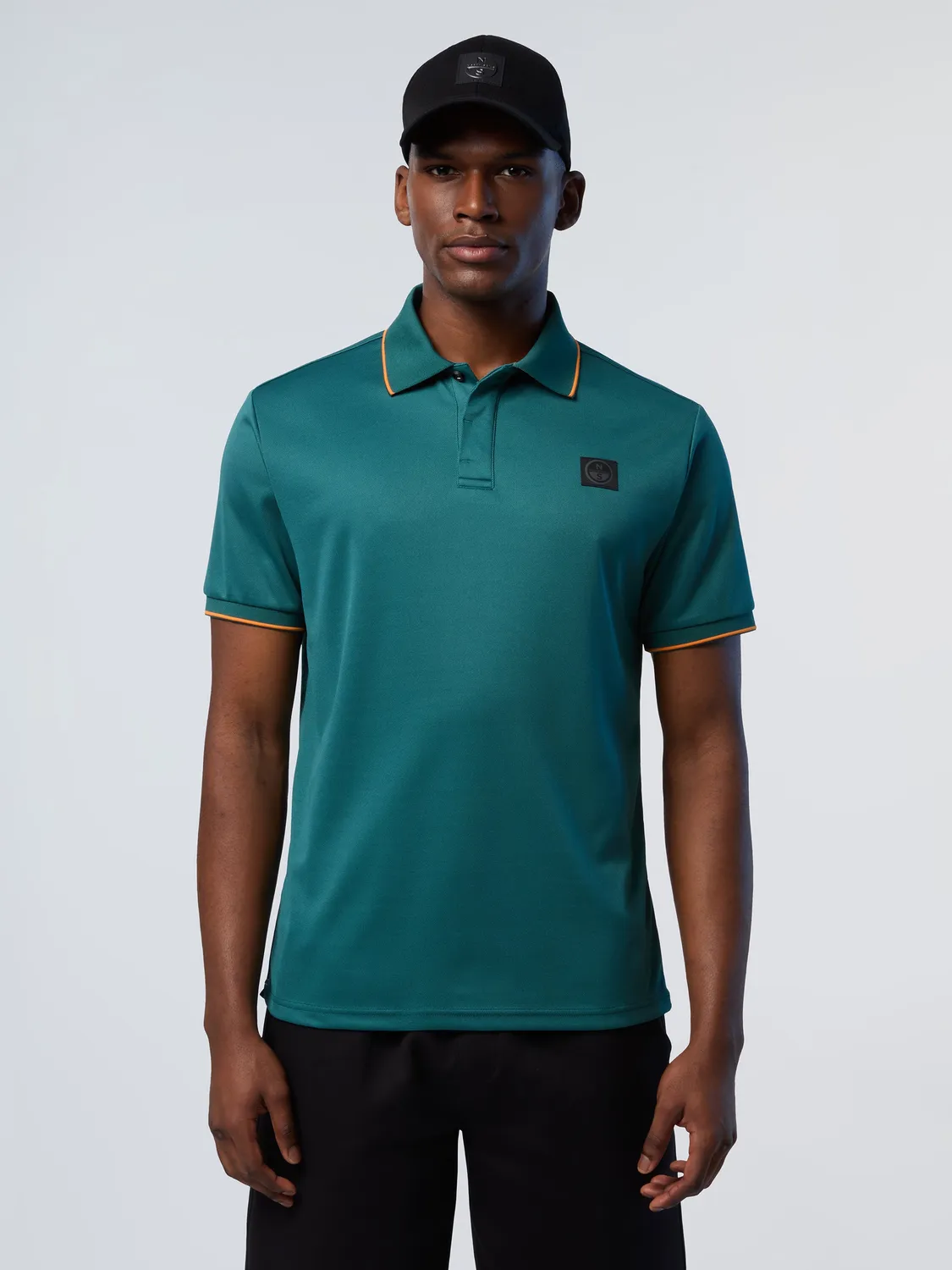North Sails polo Coolmax regular gris vapor homme
