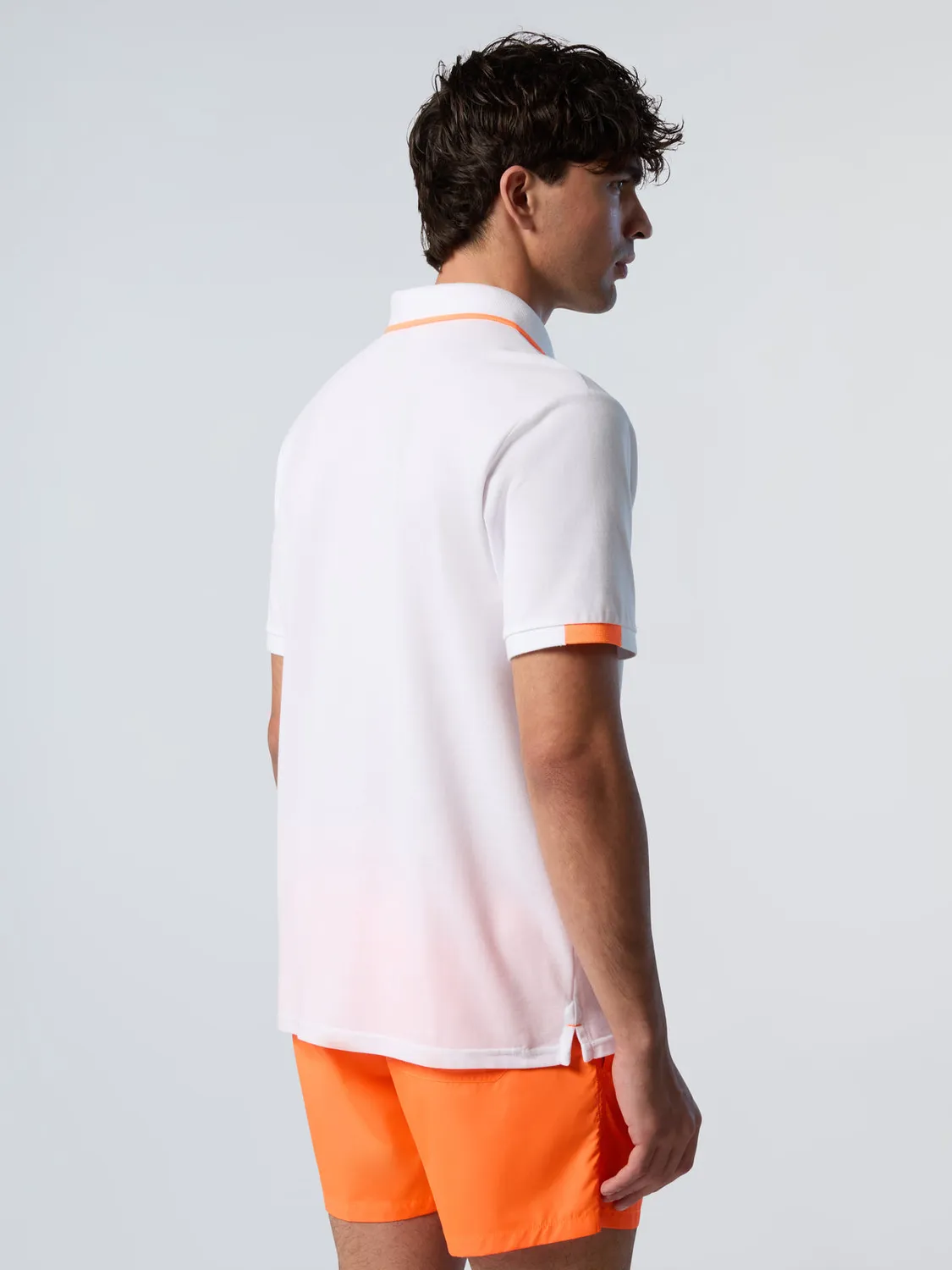 North Sails polo logo neon piqué coton homme
