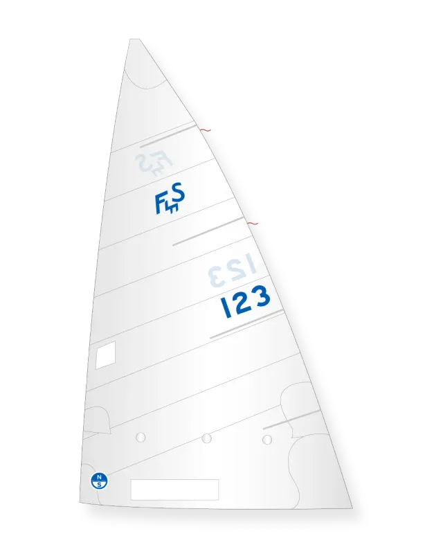 North Sails Flying Scot Blue Ribbon grand-voile Dacron