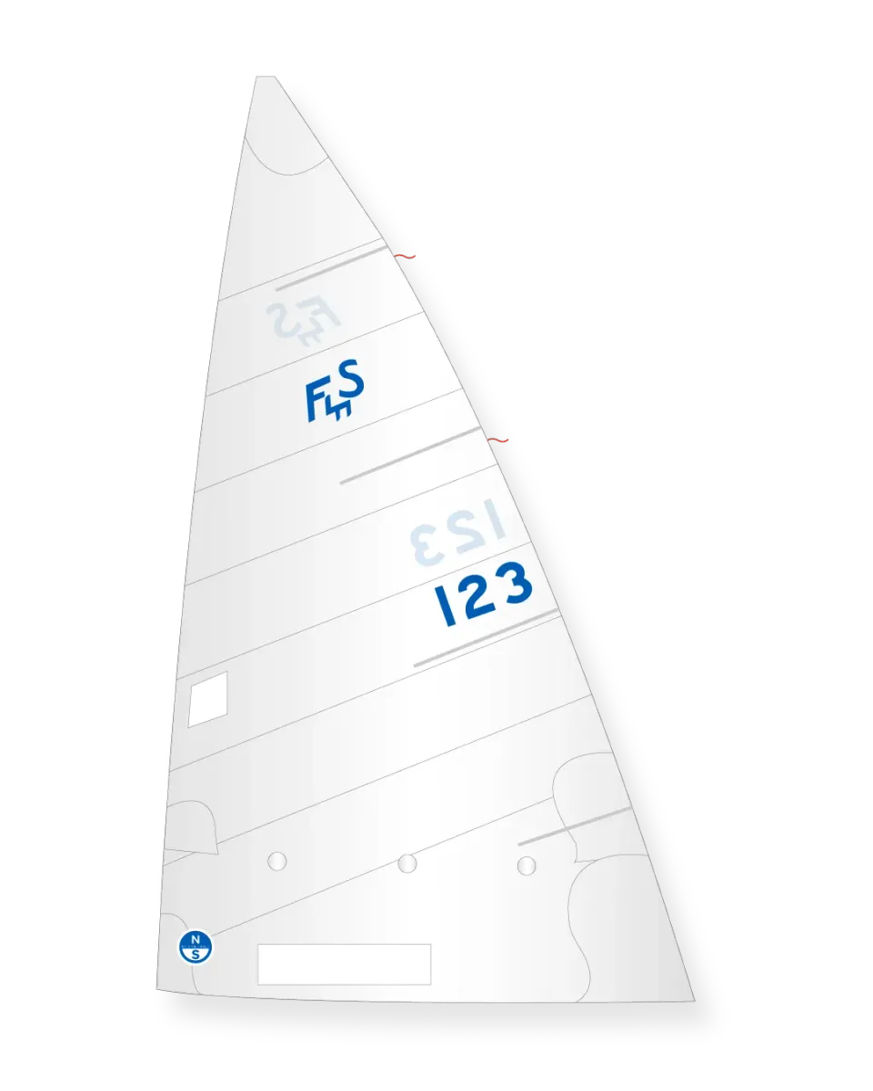 North Sails Flying Scot Blue Ribbon grand-voile Dacron