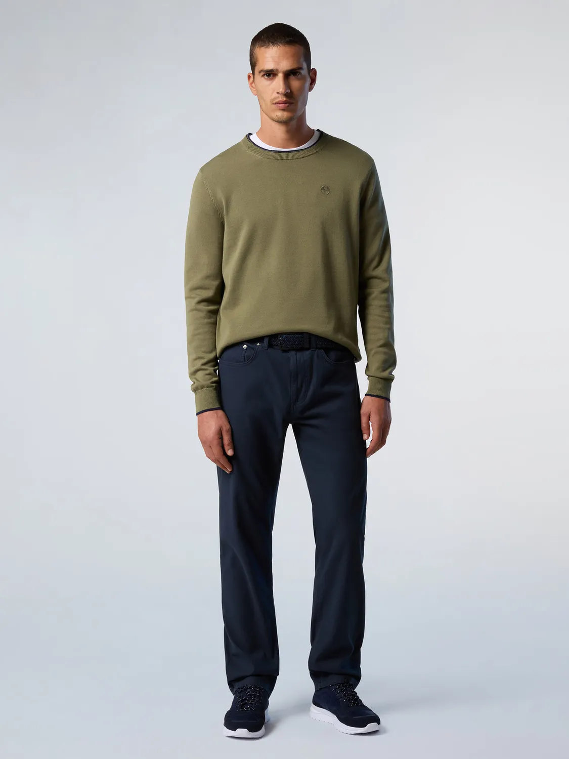 North Sails pantalon 5 poches dobby stretch