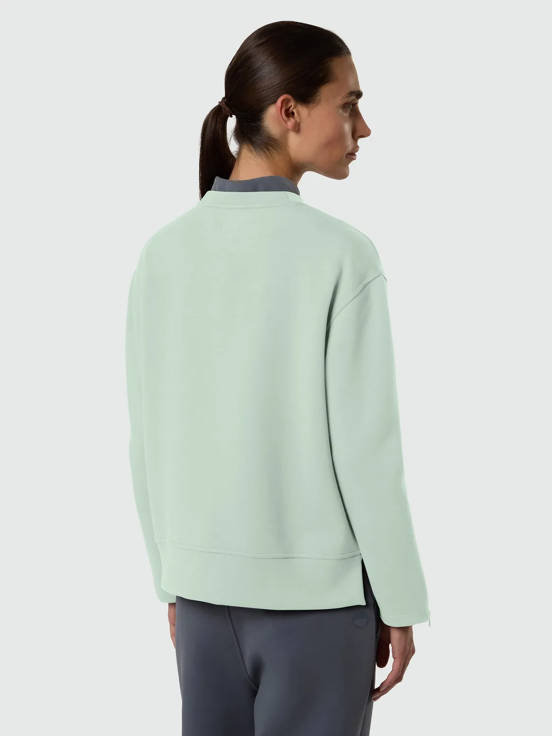 North Sails Winter Interlock sweat col rond Turbulence femme molleton