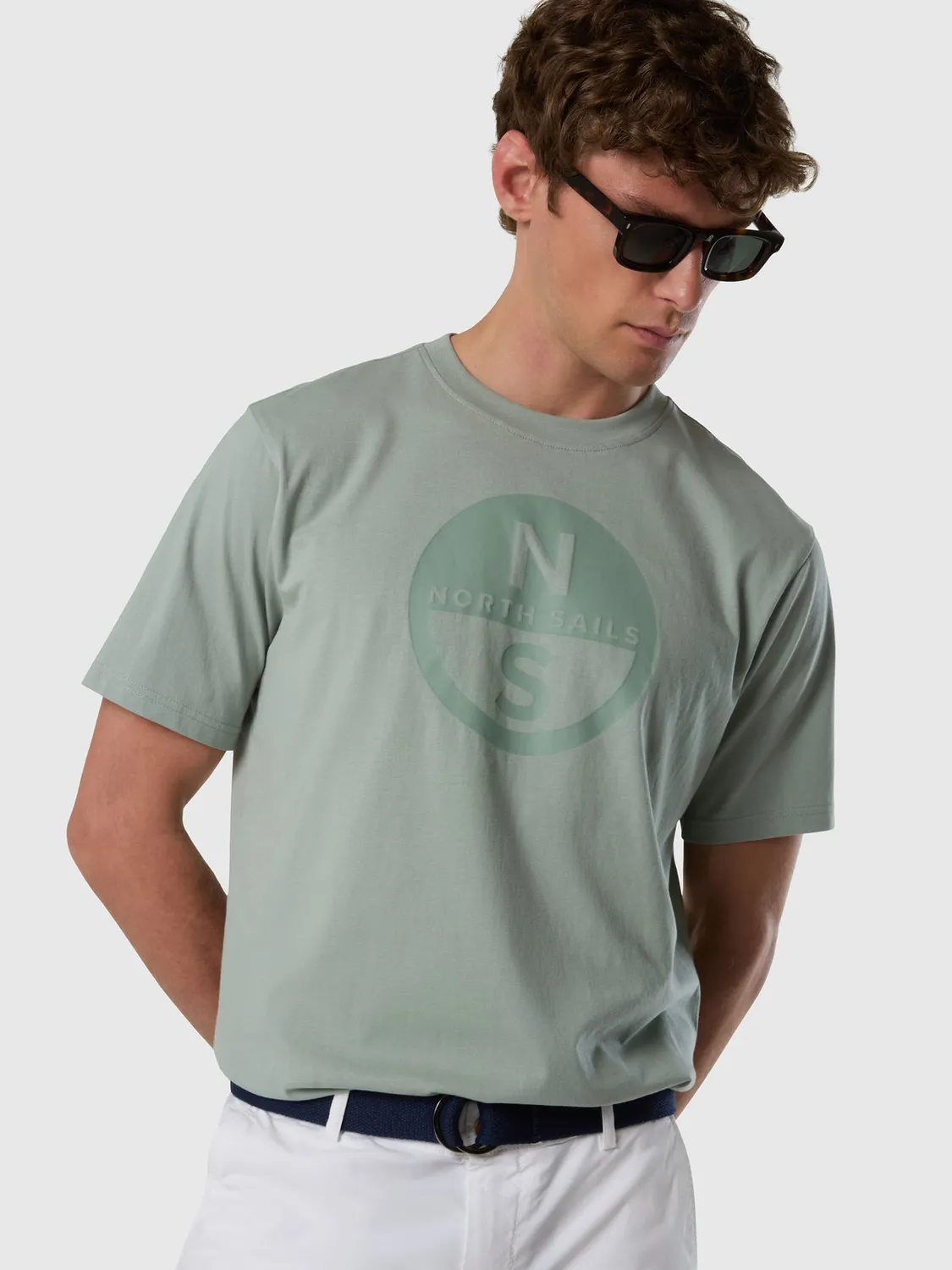 North Sails T-shirt maxi logo coton bio