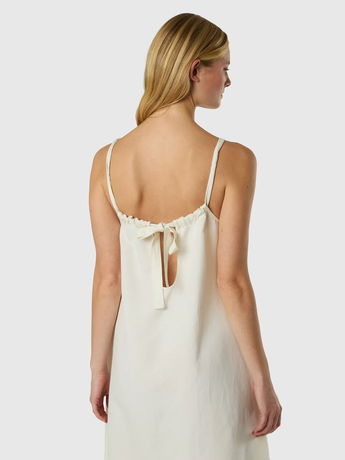 North Sails robe col froncé cordon Marshmallow femme