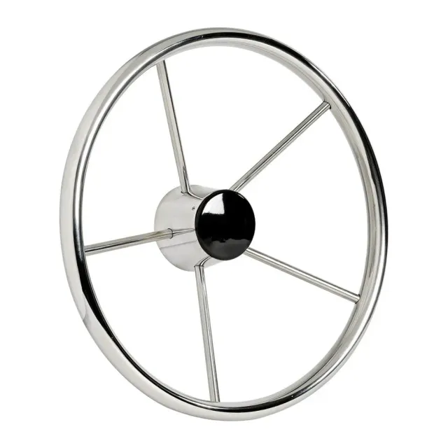 Volant barre inox 5 branches 320 mm bateau