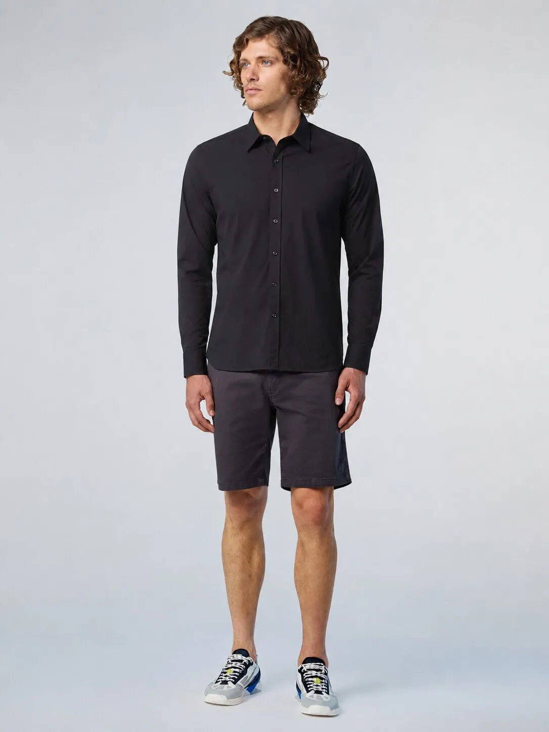 North Sails chemise popeline blanche homme ponton