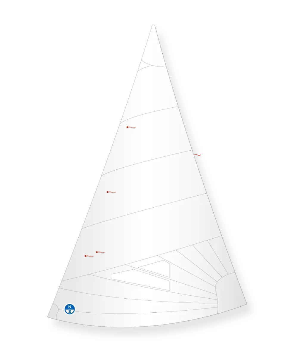 North Sails Shark 24 G-150 génoa 150% Dacron