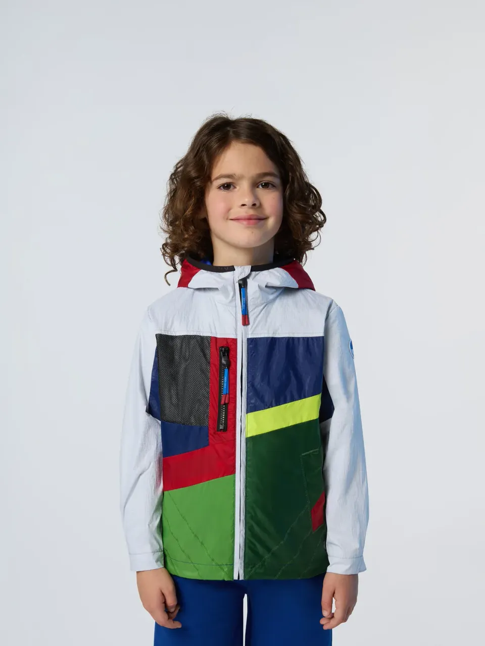 North Sails color-block veste upcyclée poche poitrine