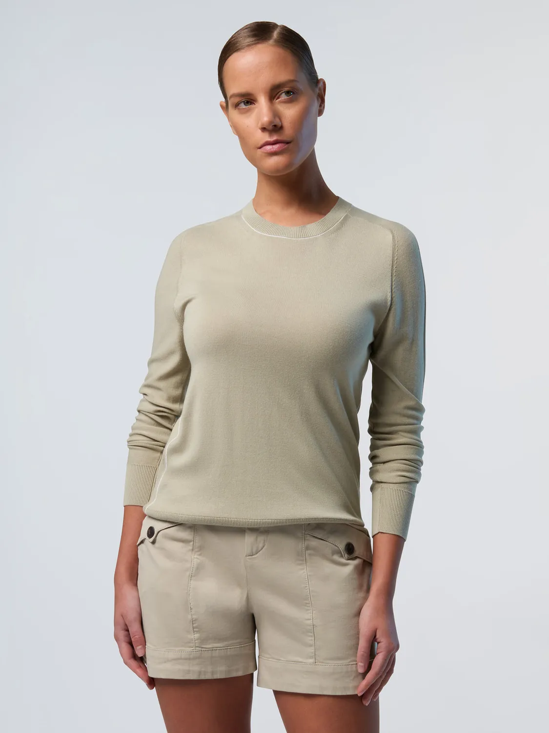 North Sails Aloe Vera pull col rond coton respirant