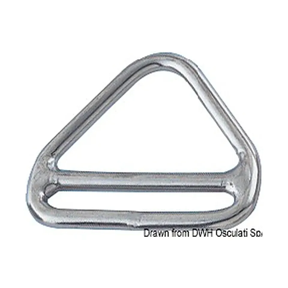 easysea anneau triangulaire inox 8x50 mm lot 5