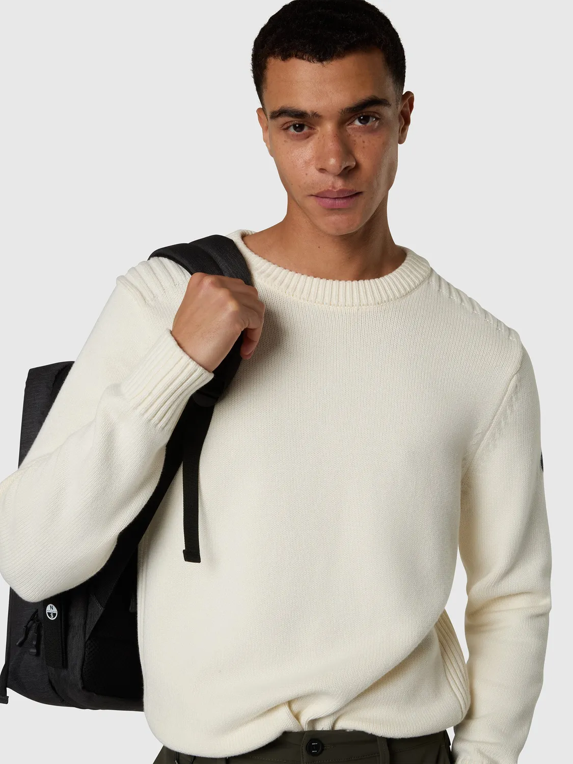 North Sails Chunky pull coton bio marine