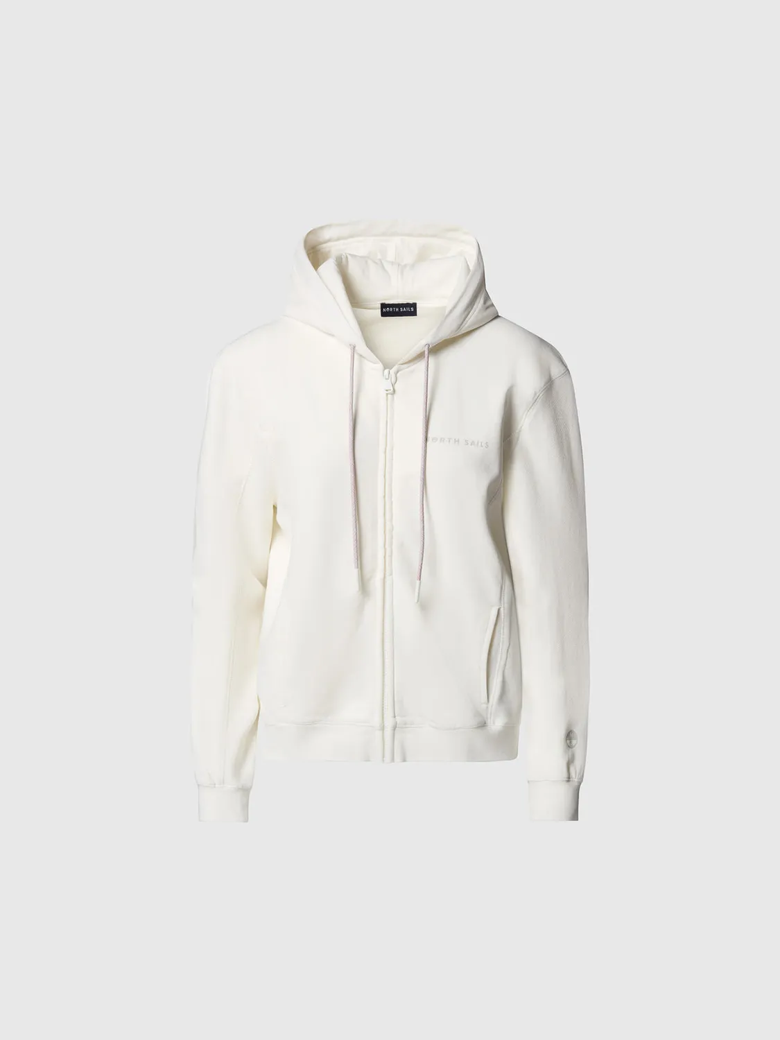 North Sails sweat zippé capuche coton délavé