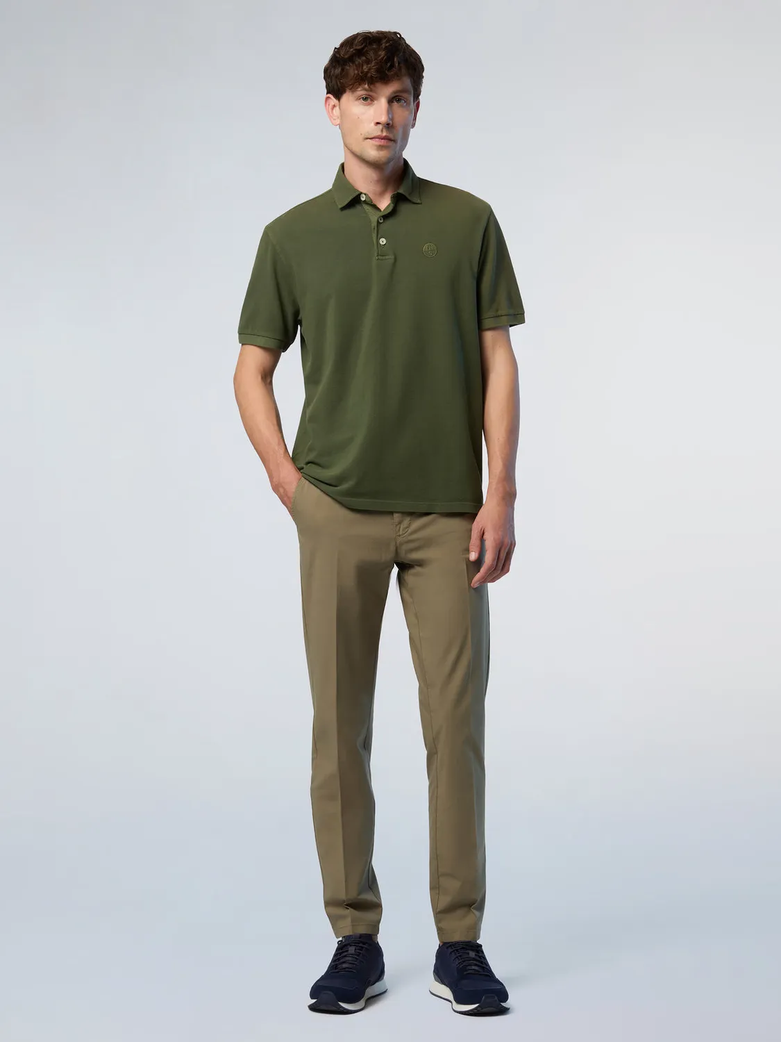 North Sails Defender chino popeline coton bio slim