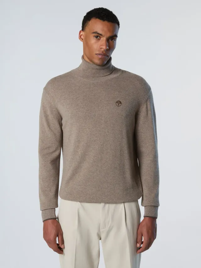North Sails Turtle-Neck pull col roulé cachemire