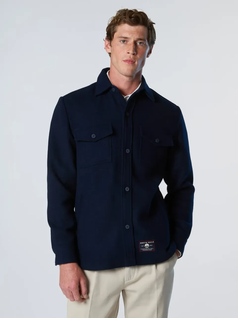 North Sails surchemise flanelle lourde laine