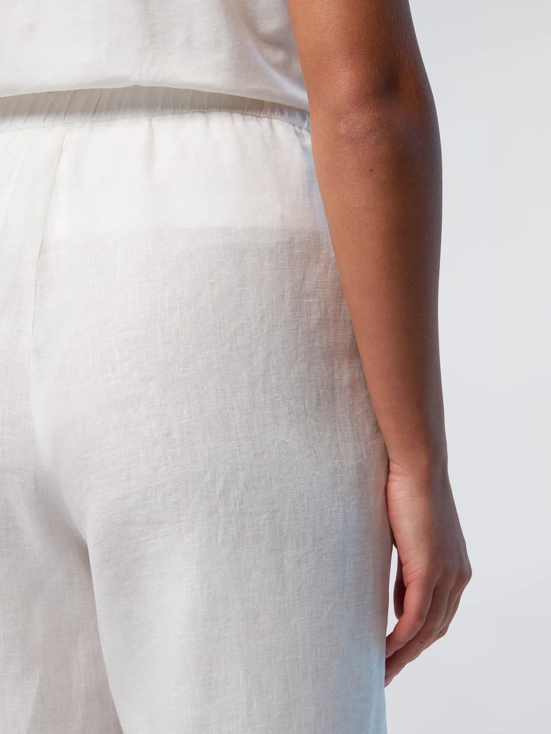 North Sails pantalon lin large taille haute